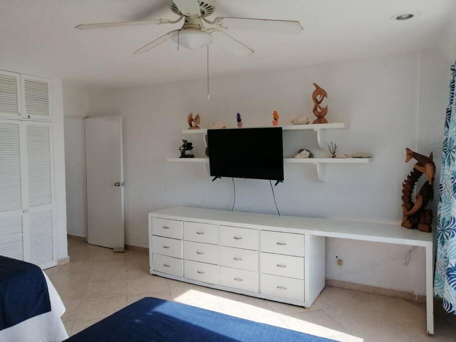Confortable Depa En Condominio Frente Al Mar! 坎昆 外观 照片